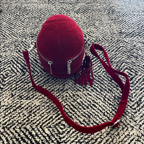 Killstar Red Skull Crossbody Bag - Picture 7 of 7